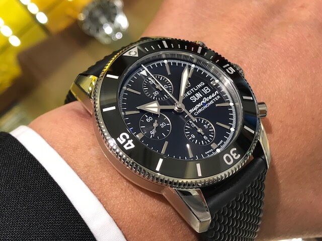 【美品】BREITLING スーパーオーシャン　ヘリテージクロノグラフ