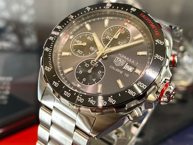 内部点検済 TAG Heuer タグホイヤー フォーミュラ1 キャリバー16 クロノグラフ CAZ2012 BA0876 デイト グレー SS ステンレス セラミック メンズ 自動巻き フォーミュラー1【6ヶ月保証】【腕時計】