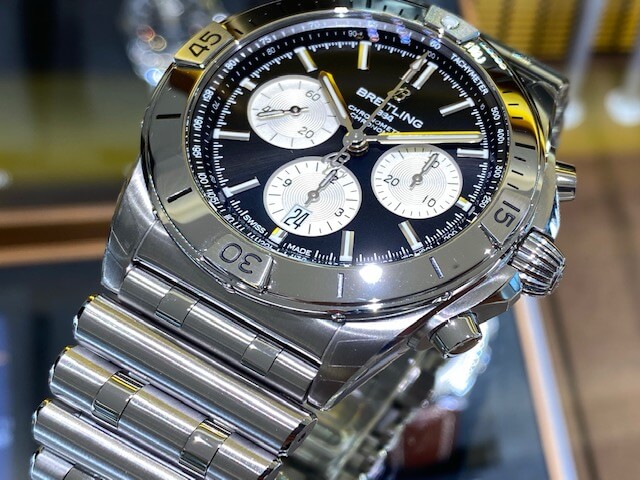 ブライトリング BREITLING クロノマット41 AB0141 時計 メンズ ブランド リミテッドエディション 世界2000本限定 自動巻き AT ステンレス SS シルバー ブラック 磨き済み