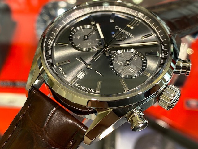 タグホイヤー TAG HEUER CBN2012 カレラ キャリバー ホイヤー02 クロノグラフ 自動巻き メンズ 箱・保証書付き_775459