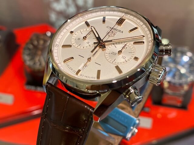 タグホイヤー TAGHeuer カレラ キャリバーホイヤー02 CBN2013 クロノグラフ デイト 裏スケルトン 自動巻き Carrera VLP 90179259