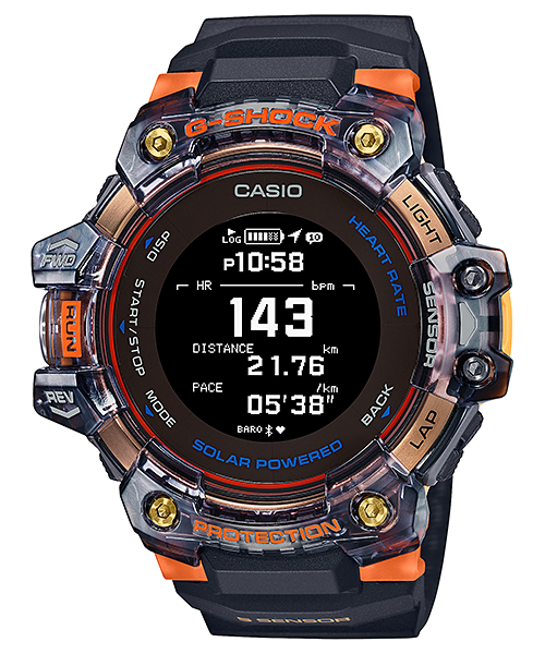 G-SHOCK GBD-H1000 BLACK NEON ORANGE