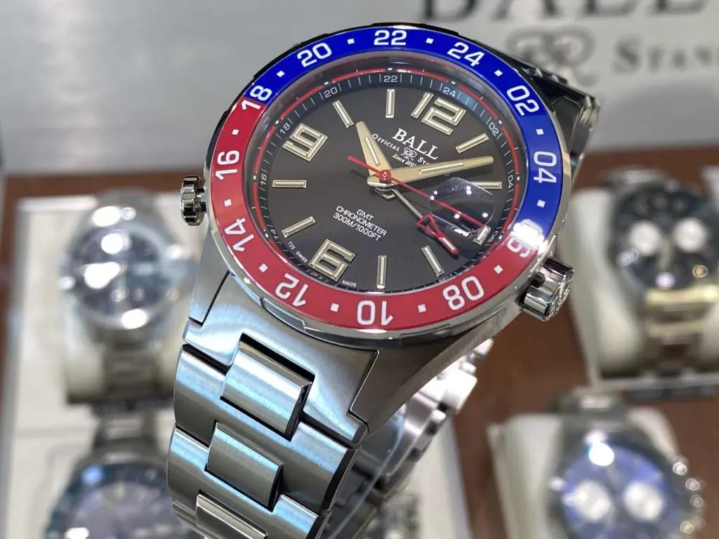 ボールウォッチ BALLWATCH DG3038A ロードマスター パイロット GMT 世界限定1000本 自動巻き メンズ 極美品 箱・保証書付き_769396