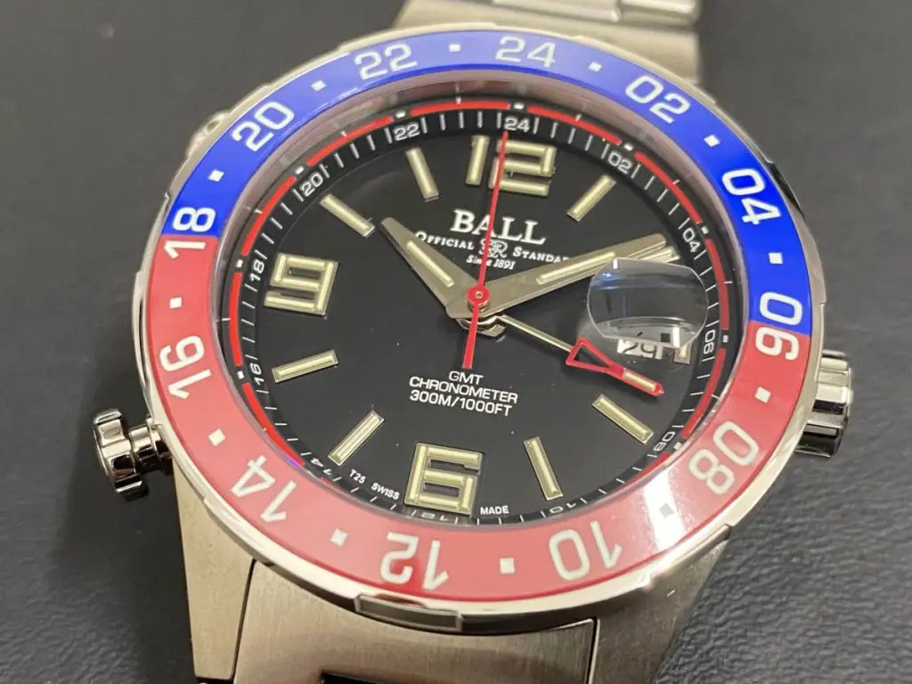 ボールウォッチ BALLWATCH DG3038A ロードマスター パイロット GMT 世界限定1000本 自動巻き メンズ 極美品 箱・保証書付き_769396