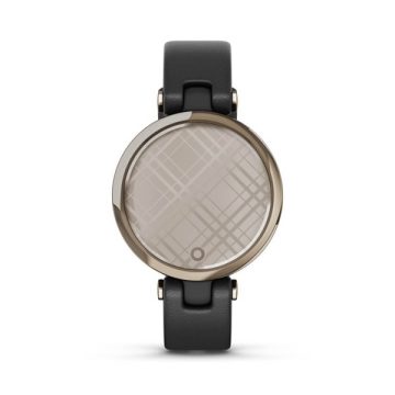 GARMIN Lily Classic Black Leather / Cream Gold 010-02384-E1