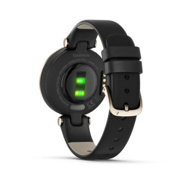 GARMIN Lily Classic Black Leather / Cream Gold 010-02384-E1