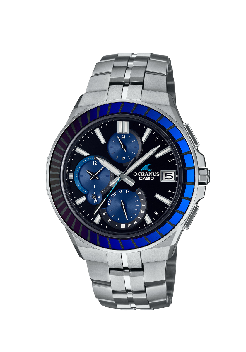 OCEANUS Manta S5000 Series 江戸切子 世界限定1000本 OCW-S5000EK-1AJF