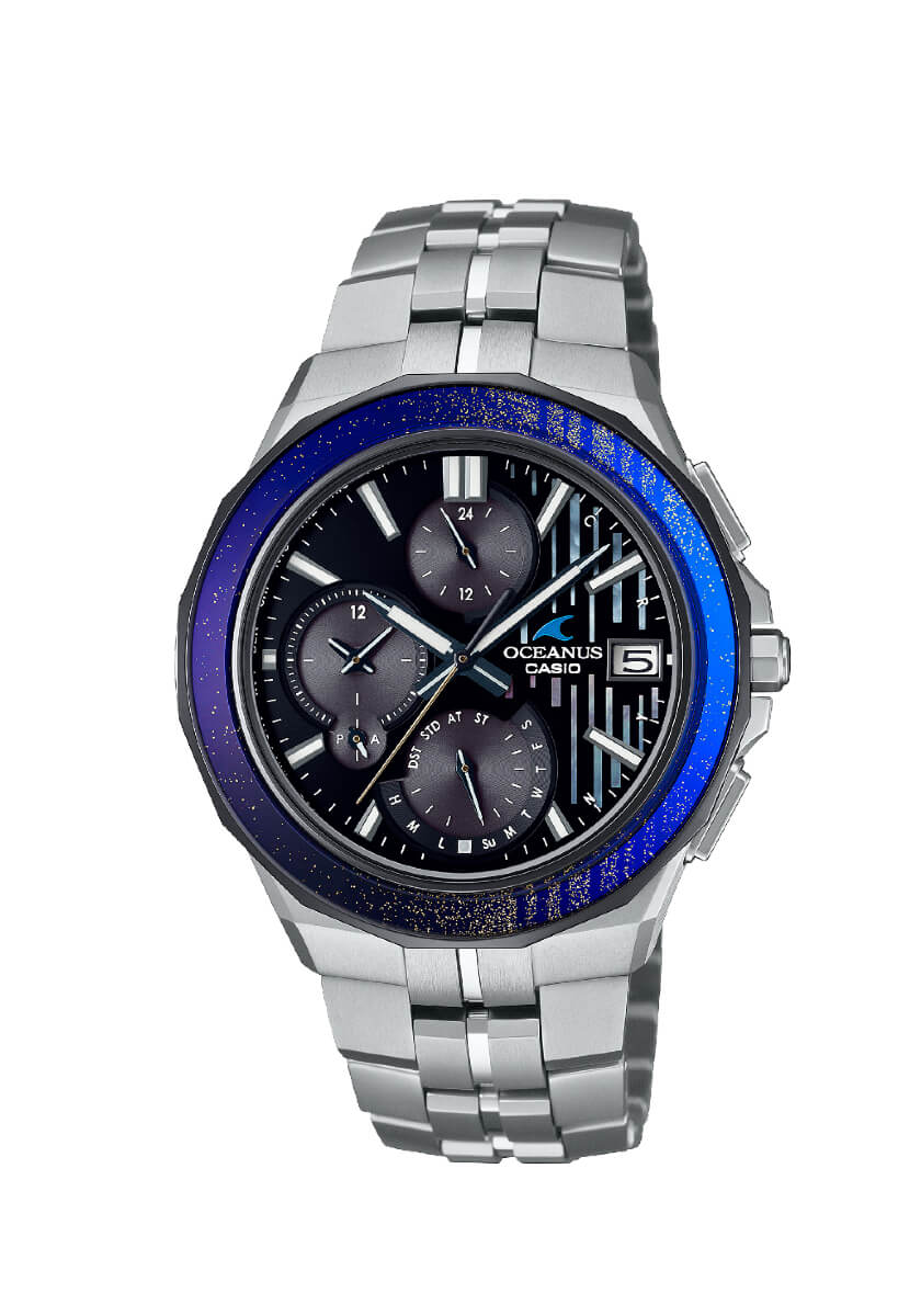 OCEANUS Manta S5000 Series 蒔絵しぶき 限定1200本 OCW-S5000MB-1AJF