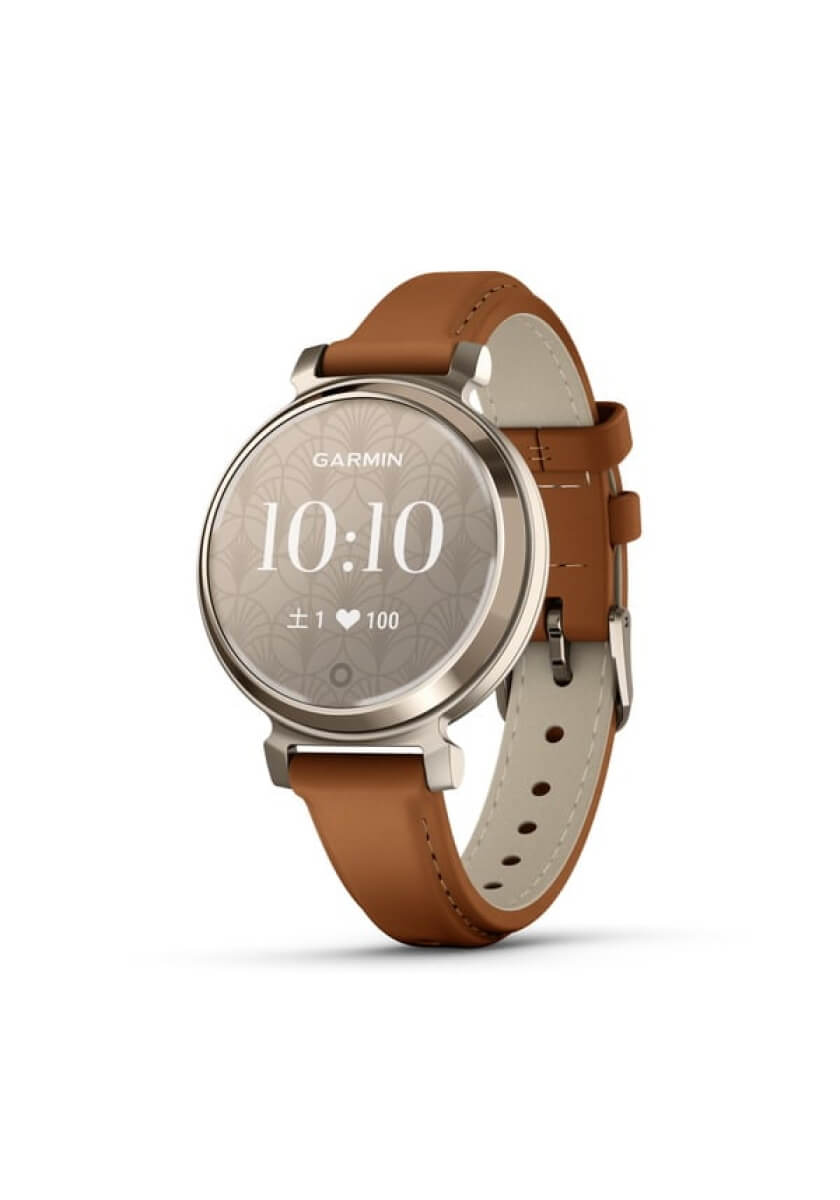 GARMIN Lily 2 Classic Tan Leather / Cream Gold 010-02839-50