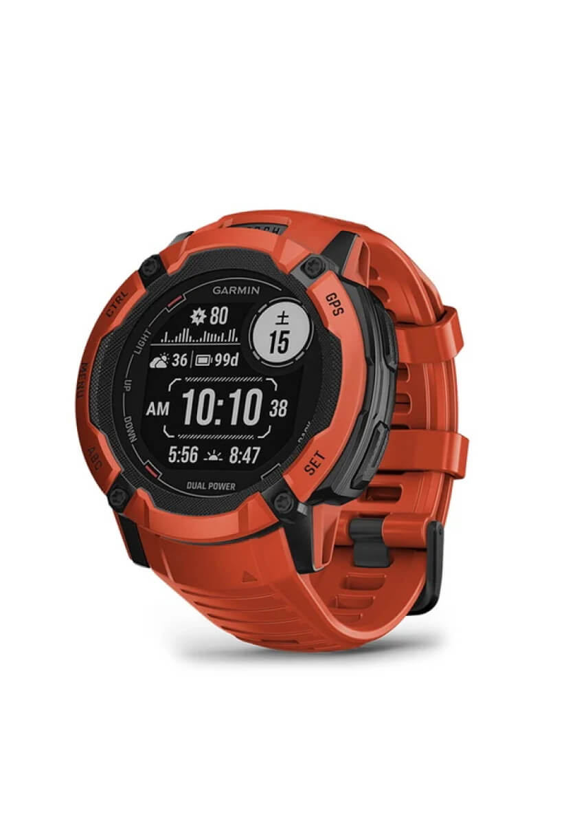 GARMIN Instinct 2X Dual Power Flame Red 010-02805-32