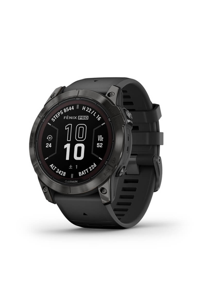 GARMIN fenix 7X Pro Sapphire Dual Power Ti Carbon Gray DLC / Black 010-02778-52