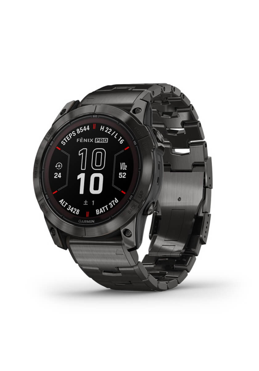 fenix 7X Pro Sapphire Dual Power Ti Carbon Gray DLC / Carbon Gray Metal Band