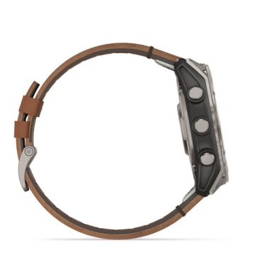 GARMIN fenix 8 Sapphire AMOLED 51mm Leather Band 010-02905-81