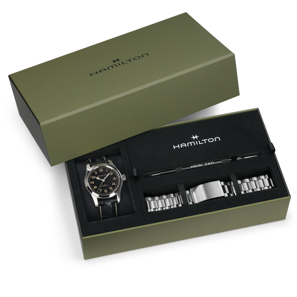 HAMILTON カーキ フィールド Murph 42mm Bracelet Bundle H70605732