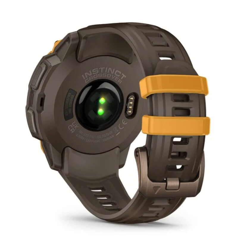 GARMIN Instinct Crossover AMOLED Sunburst / Cocoa 010-03398-31
