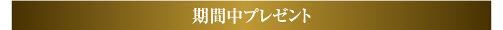 期間中プレゼント